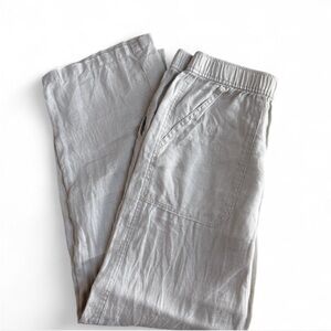 Zara Beige Linen Pants